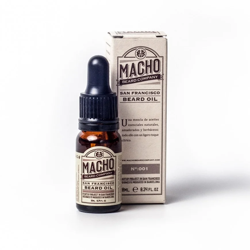Aceite para Barba Natural SAN FRANCISCO Macho beard Company